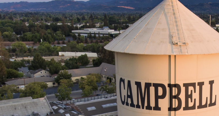 Campbell CA watertower